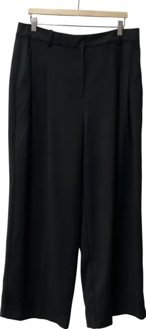 LOUNGE Black Wide-leg Trousers UK XXL