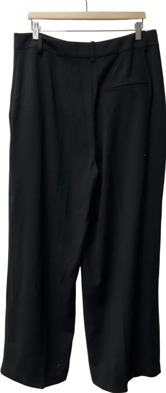 LOUNGE Black Wide-leg Trousers UK XXL
