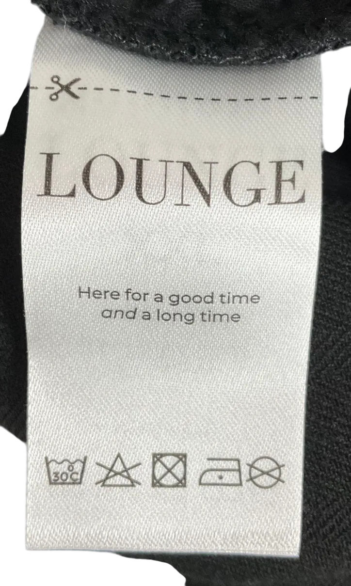 LOUNGE Black Wide-leg Trousers UK XXL