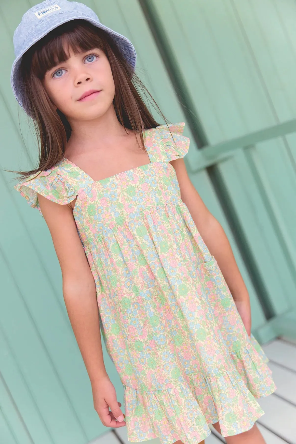 Lydia Vintage Flower Dress