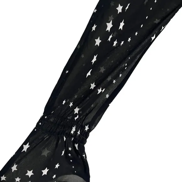 Maje Retro Star Print Midi Dress