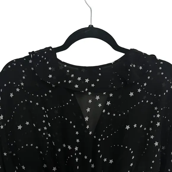 Maje Retro Star Print Midi Dress