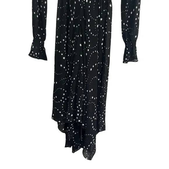 Maje Retro Star Print Midi Dress