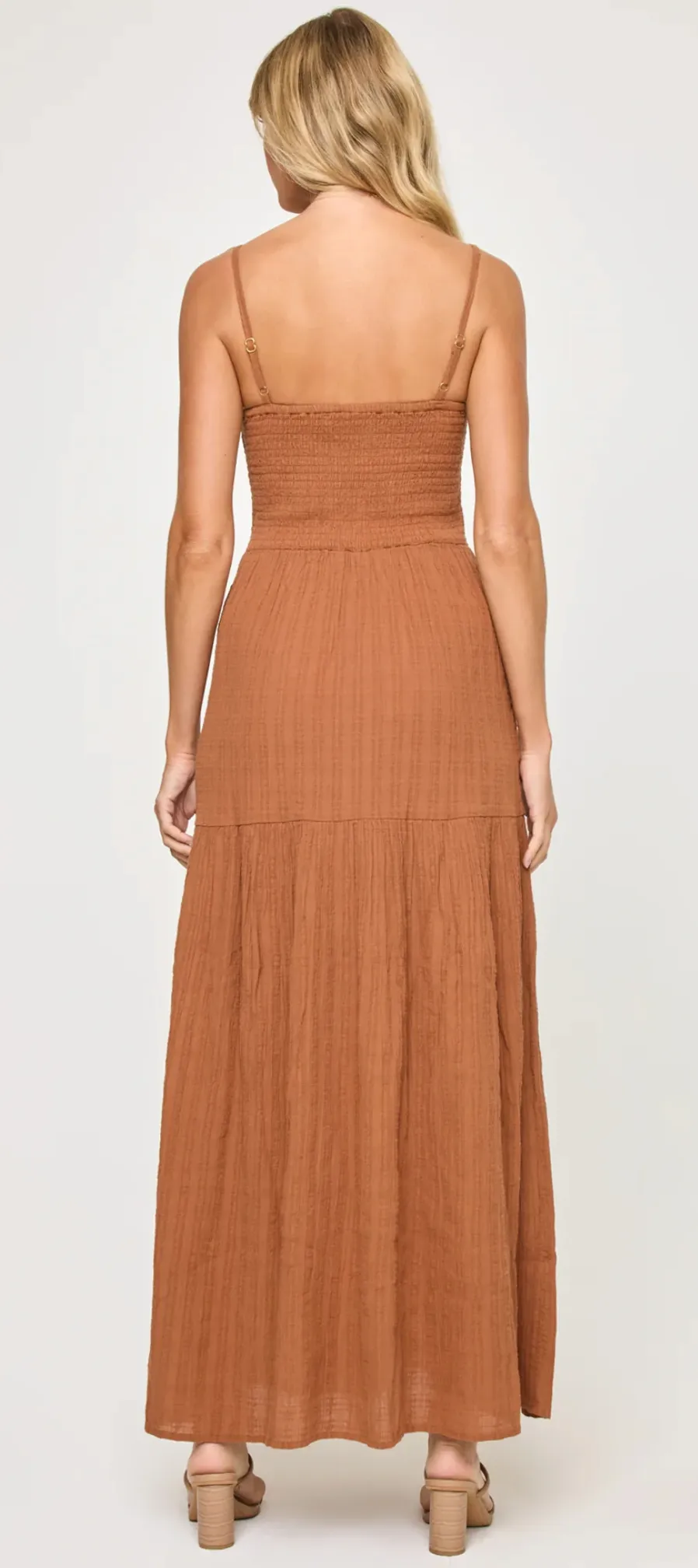 Mallorca Dress Brown Sugar