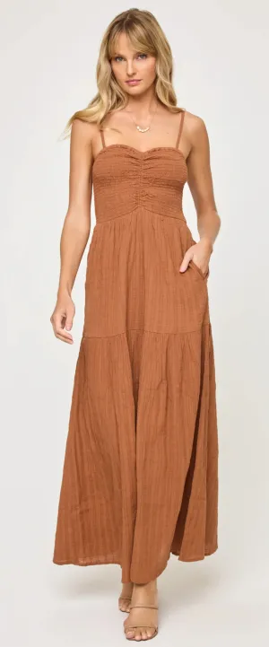 Mallorca Dress Brown Sugar