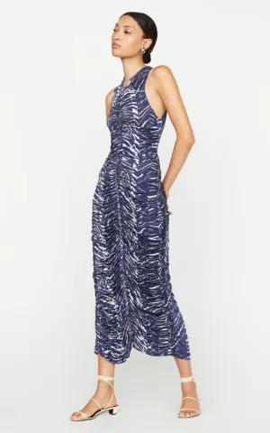 Marie Oliver - Roxie Midi Dress - Indigo Zebra