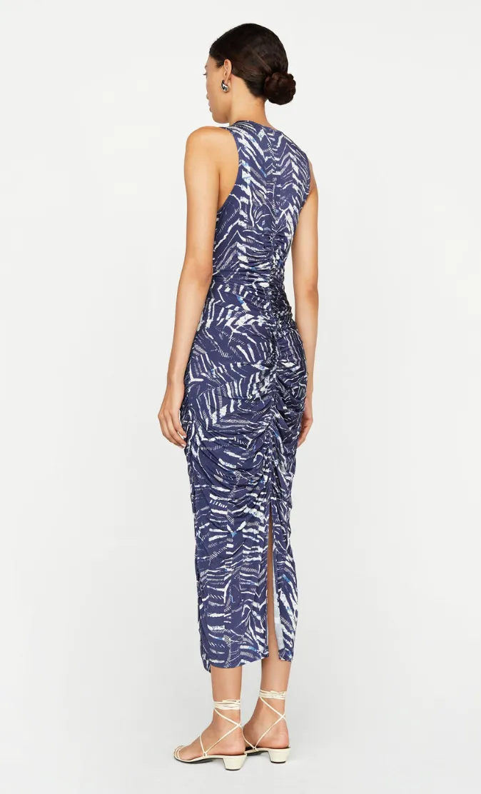 Marie Oliver - Roxie Midi Dress - Indigo Zebra