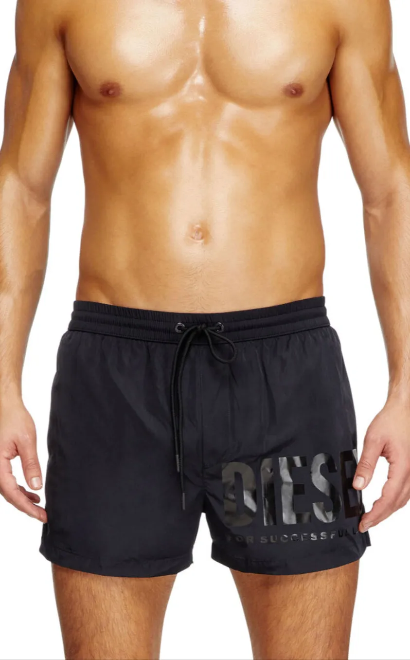 Mario-34-D-Core Swim shorts with logo print