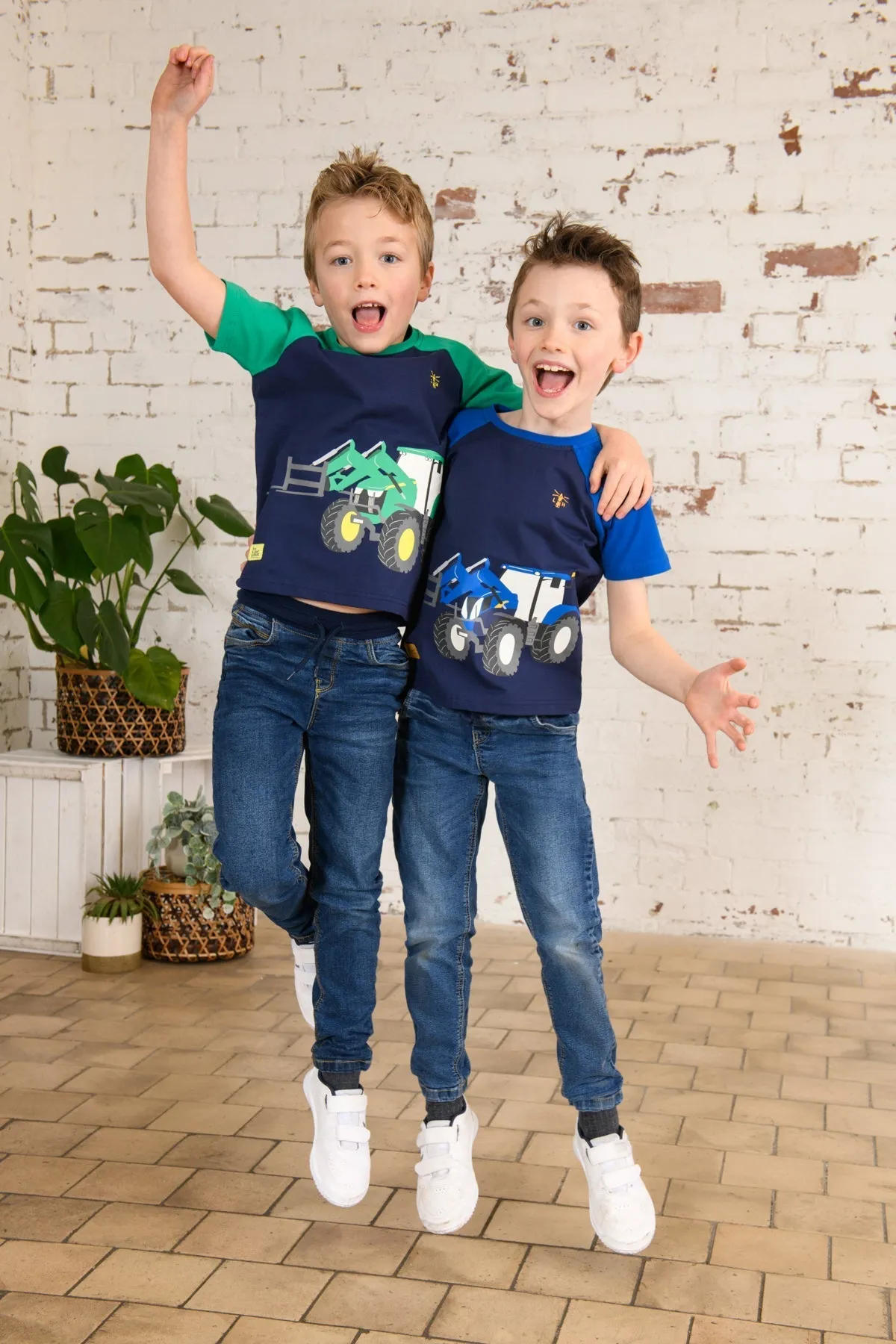 Mason Tee Shirt - Blue Front Loader