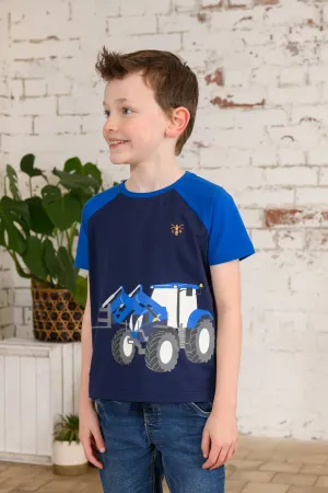 Mason Tee Shirt - Blue Front Loader