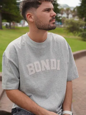 Men's New College Relaxed Fit Tee (Grey Marle)