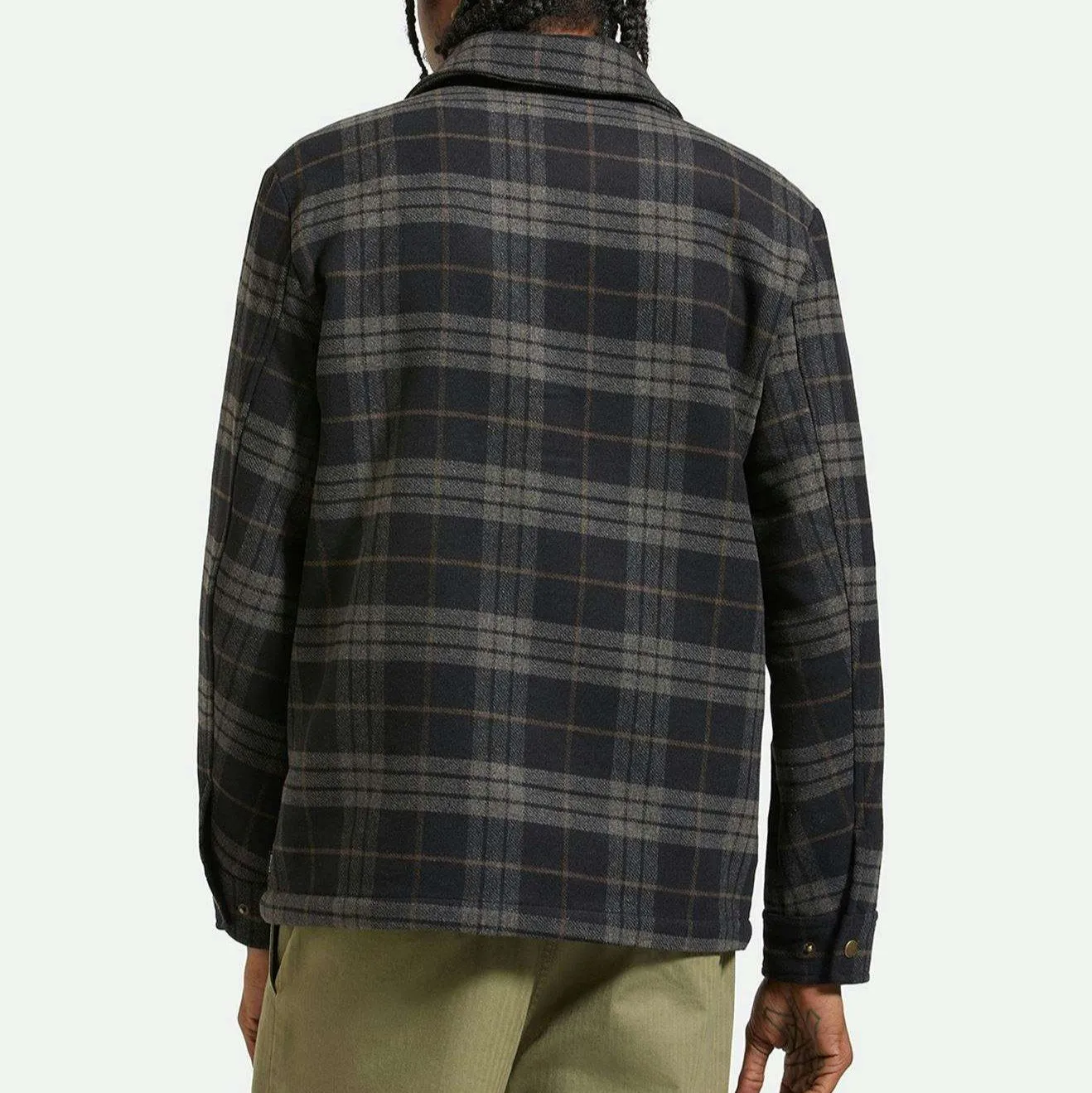 Men's Shop Chore Coat - Black/Charcoal Plaid