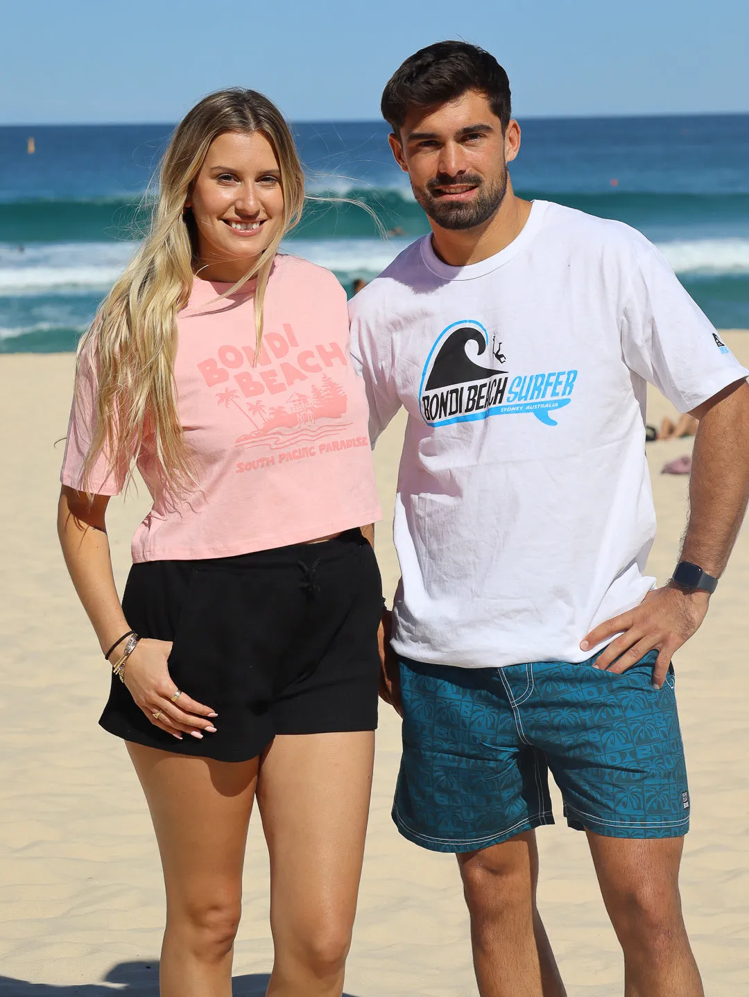 Men's Waveboard Relaxed Fit Tee (White)