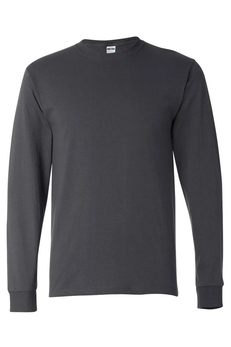 Merry   Bright Puff Vinyl Unisex Dri-Power Long-Sleeve 50/50 Tee
