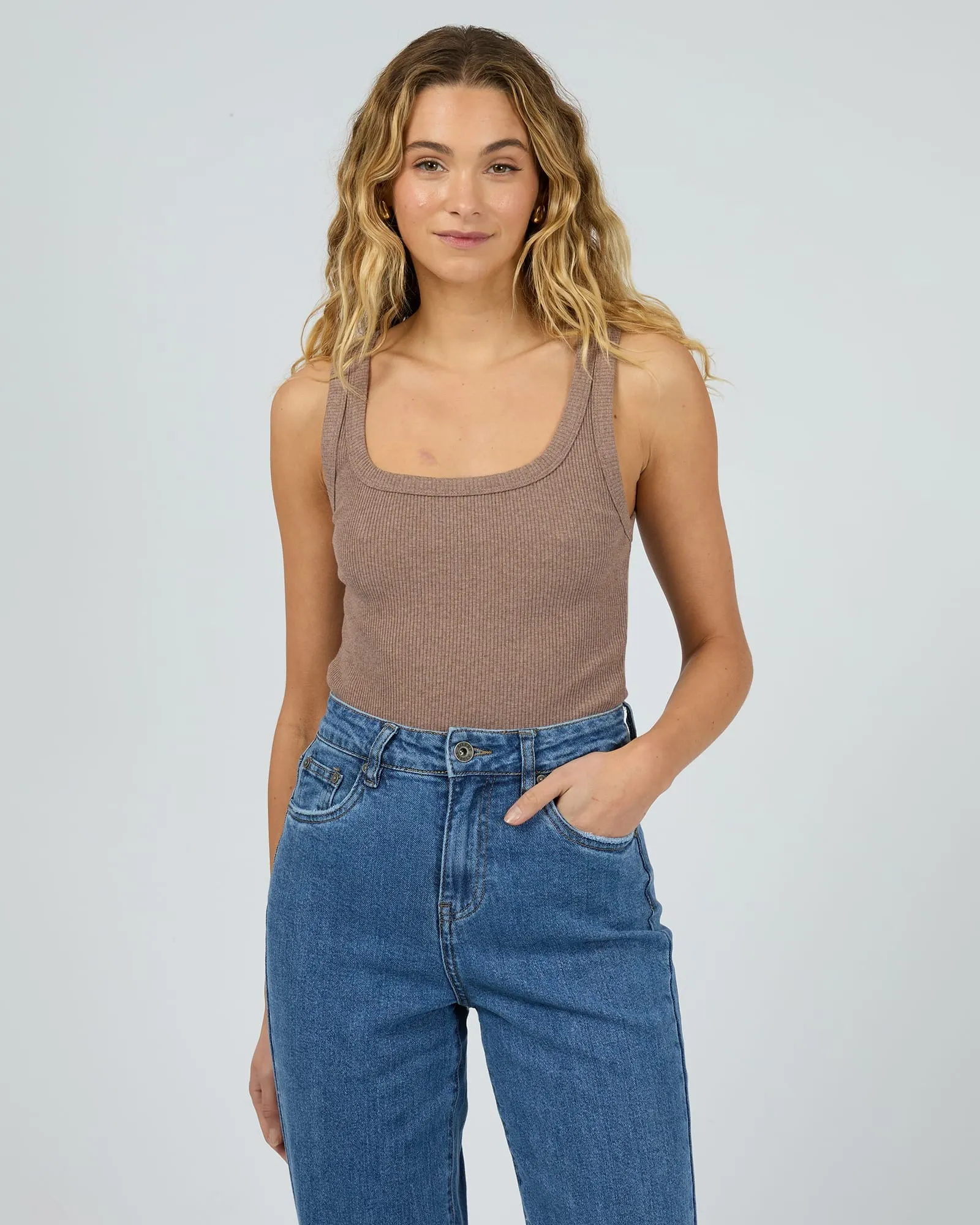 Mia Tank - Brown