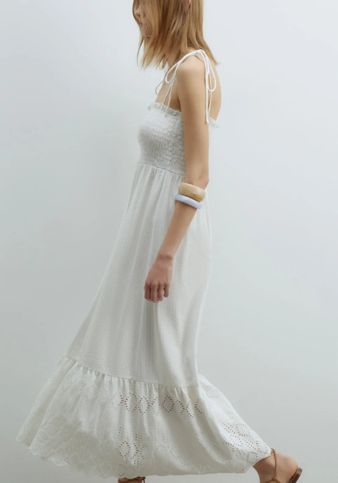 Midi Dress - White