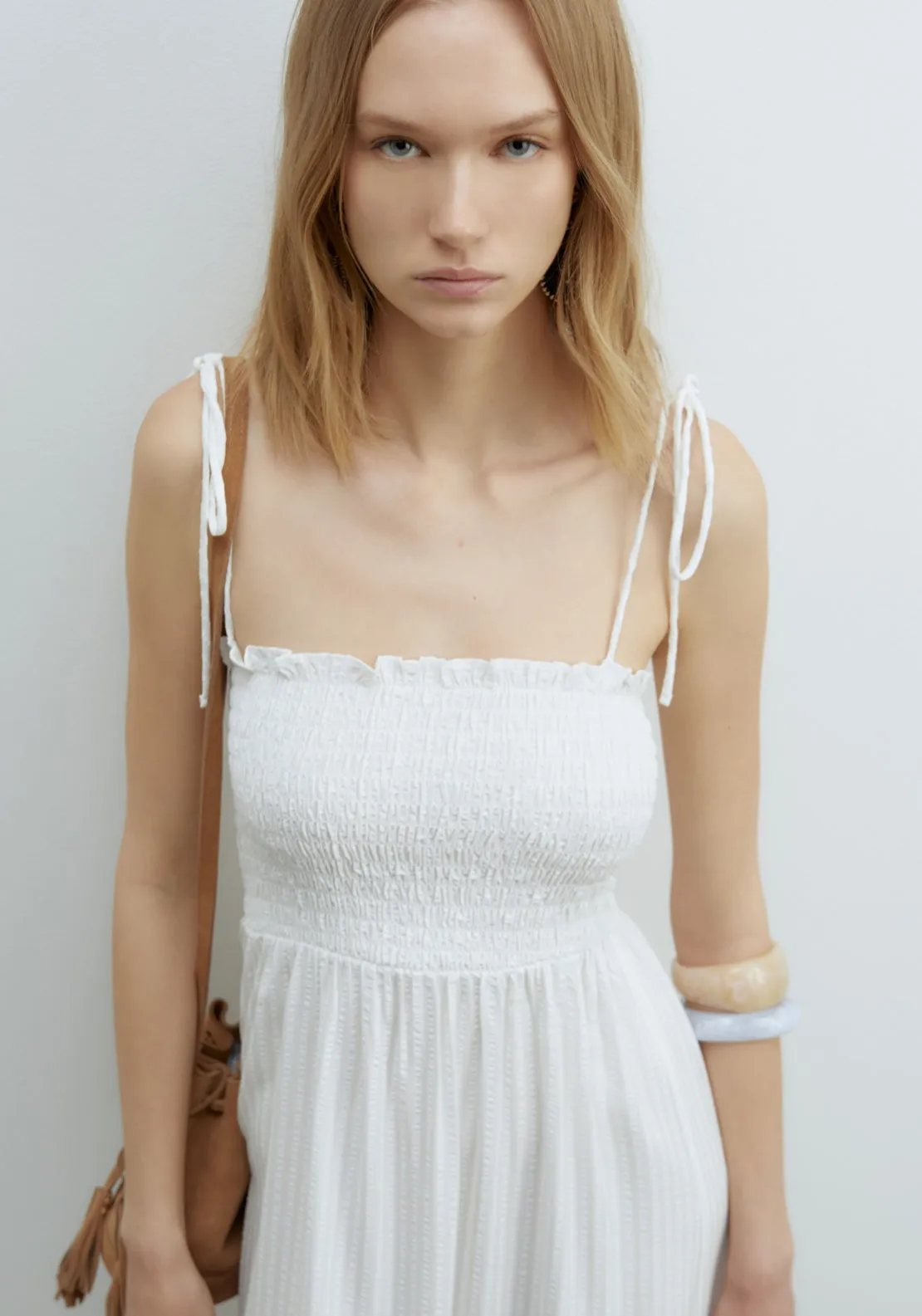 Midi Dress - White