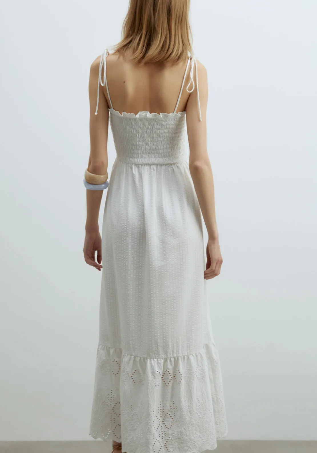 Midi Dress - White