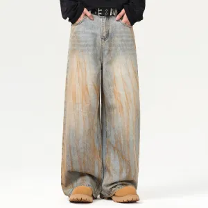 Muddy Washed Wide Leg Jeans