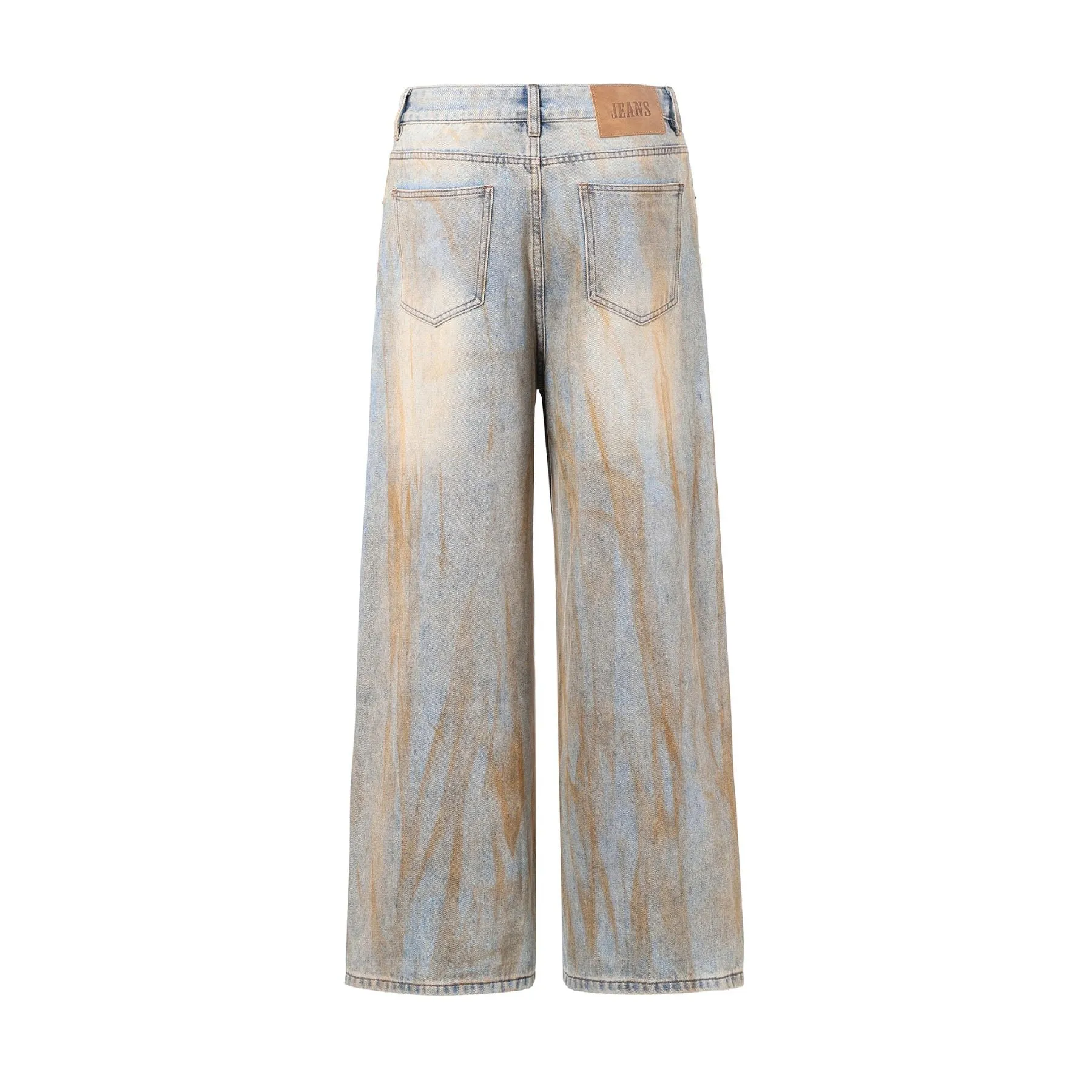 Muddy Washed Wide Leg Jeans