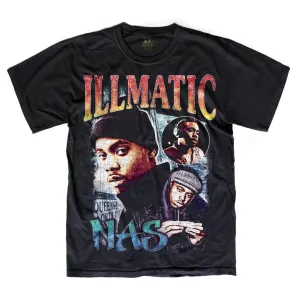 Nas Vintage Illmatic T-Shirt Black