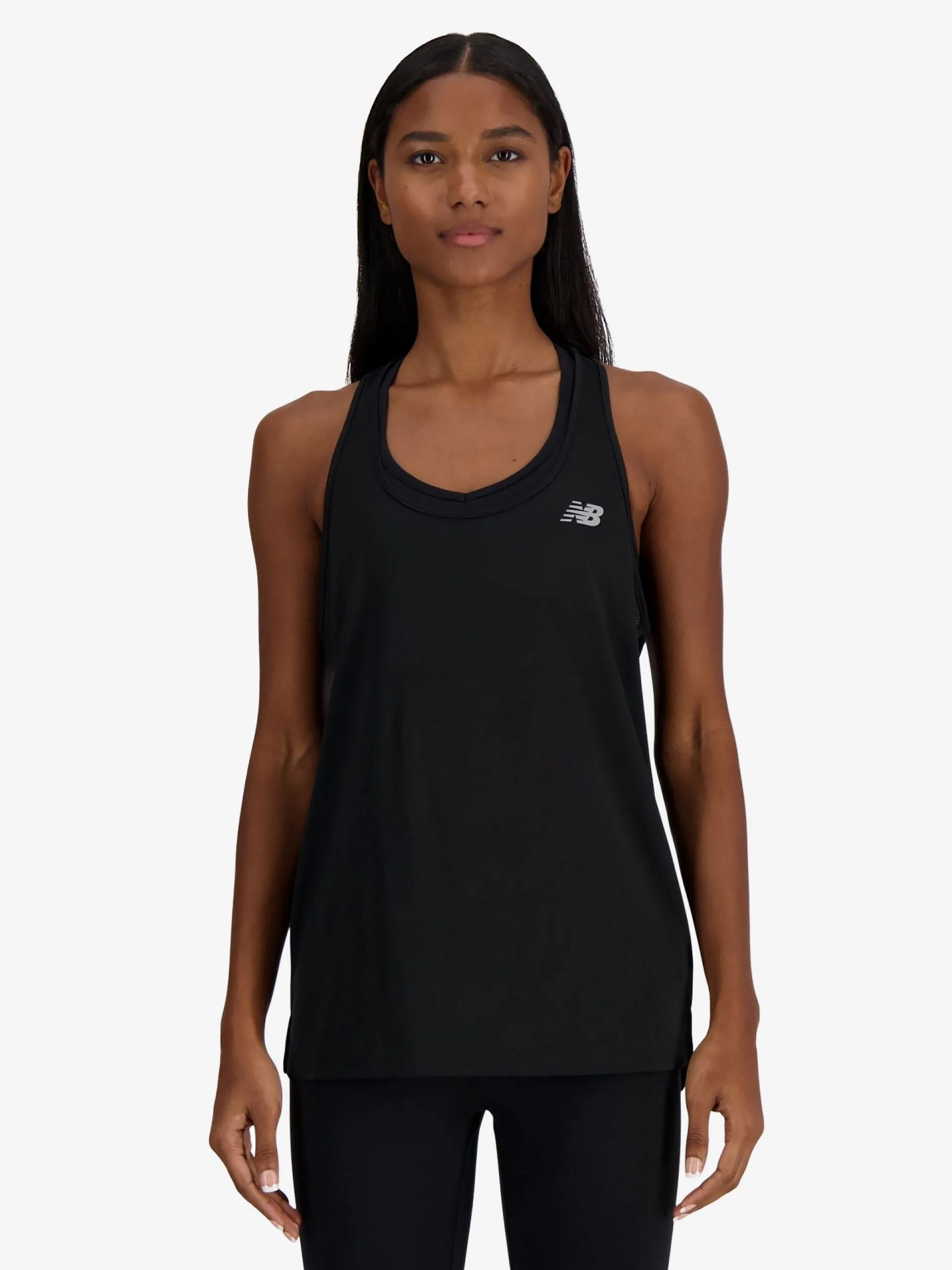New Balance KnitTank (Womens) - Black