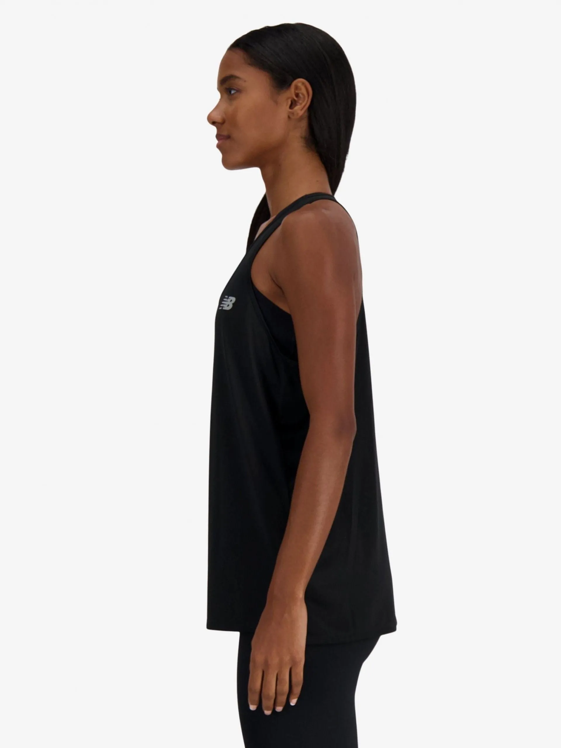 New Balance KnitTank (Womens) - Black