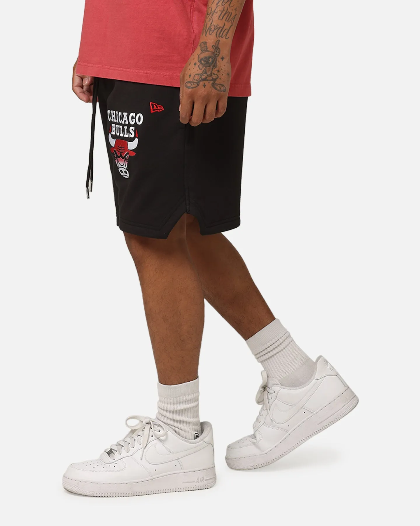 New Era Chicago Bulls Higher Fade Shorts Black