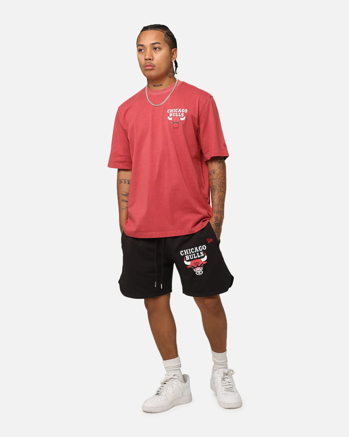 New Era Chicago Bulls Higher Fade Shorts Black