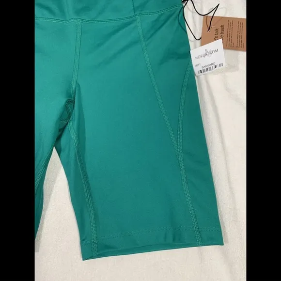 NEW Girlfriend Collective High Waisted Bike Biker Shorts in Saguaro [ XS ]‎