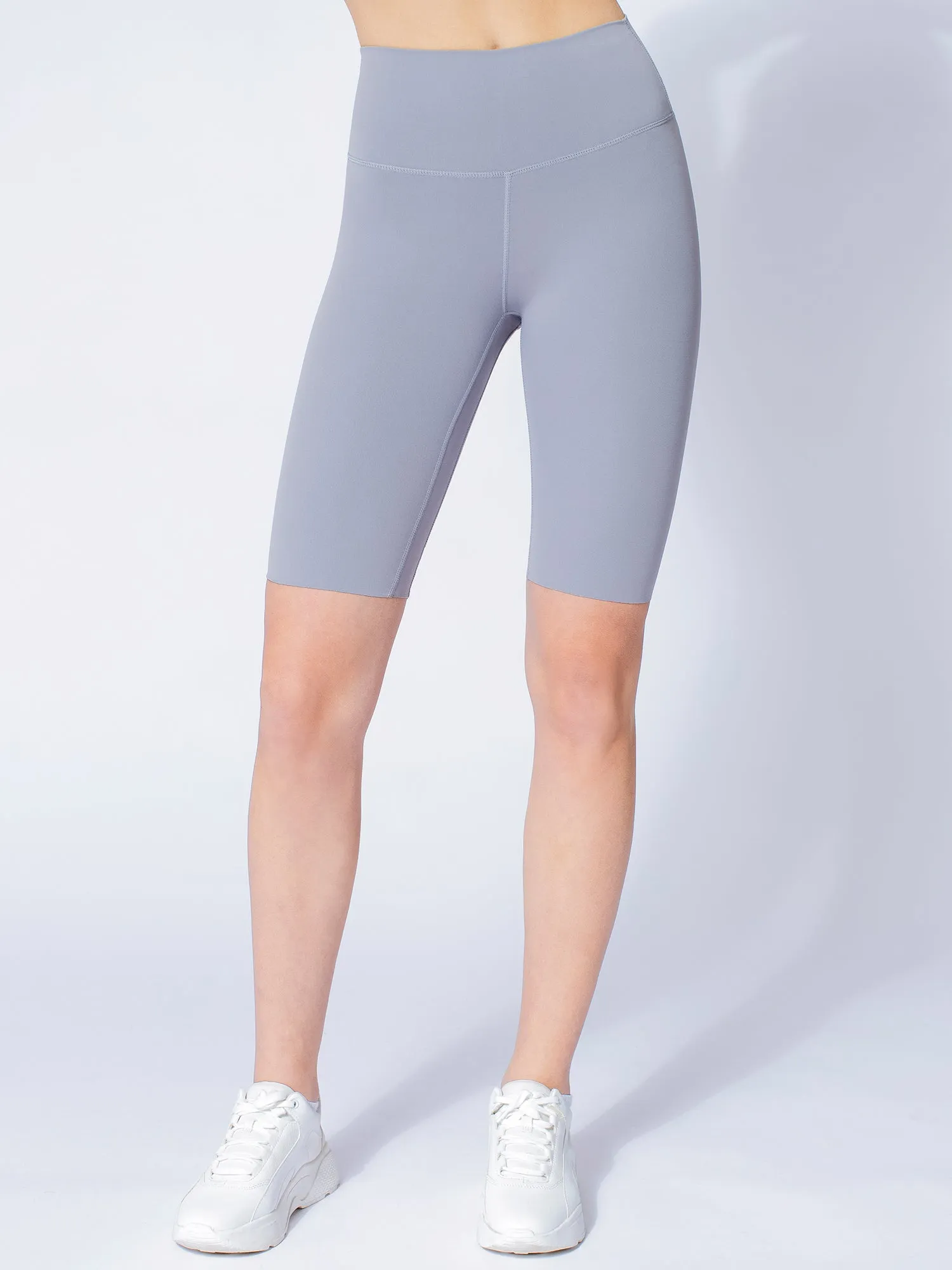 NUDE SHAPE BIKER SHORTS, LUNAR GREY