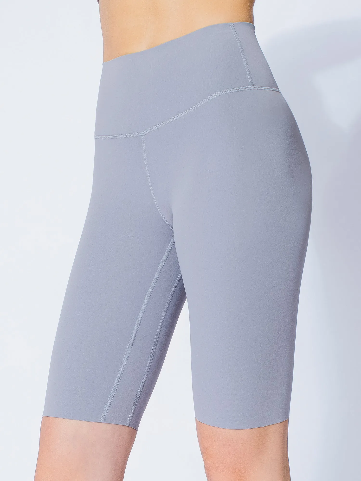 NUDE SHAPE BIKER SHORTS, LUNAR GREY