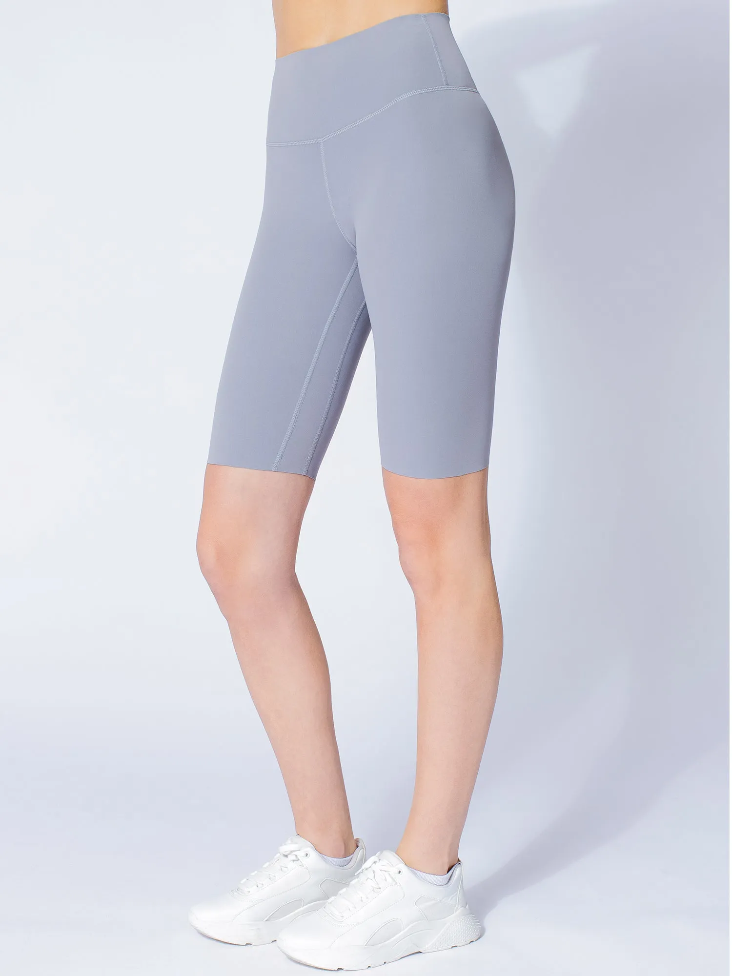 NUDE SHAPE BIKER SHORTS, LUNAR GREY