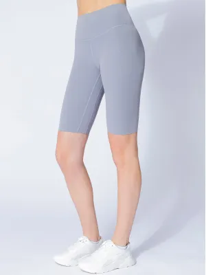 NUDE SHAPE BIKER SHORTS, LUNAR GREY