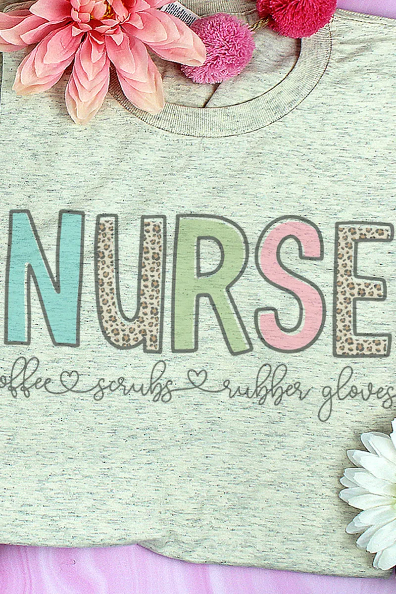 Nurse Colorblock Adult Tri-Blend T-Shirt
