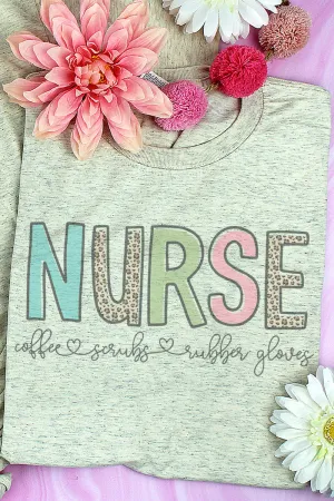 Nurse Colorblock Adult Tri-Blend T-Shirt