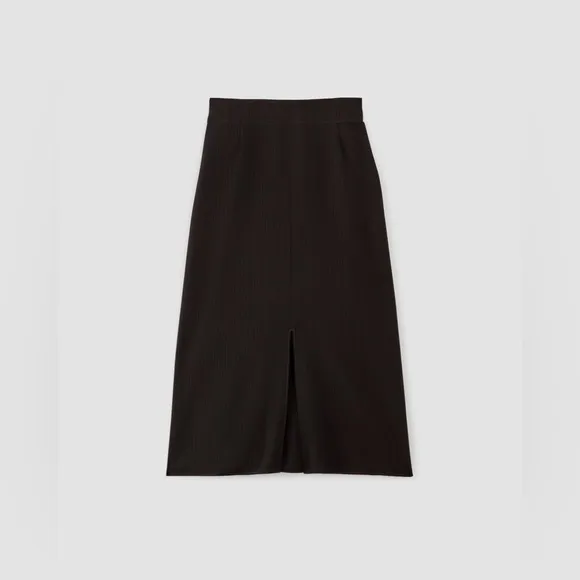 NWOT Everlane The Mini Jacquard Stripe Slip Skirt