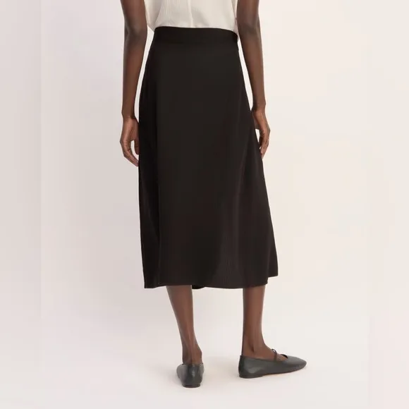 NWOT Everlane The Mini Jacquard Stripe Slip Skirt