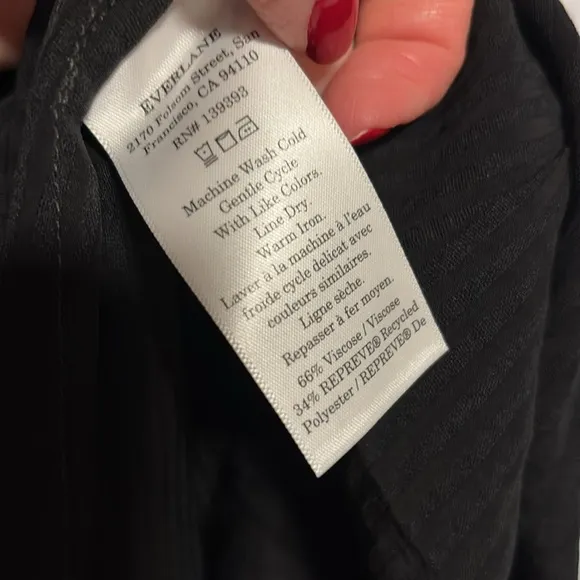 NWOT Everlane The Mini Jacquard Stripe Slip Skirt