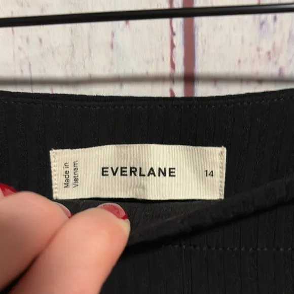 NWOT Everlane The Mini Jacquard Stripe Slip Skirt