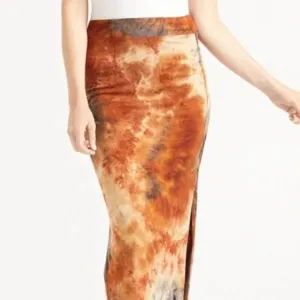 NWT Evereve Sundry Siene Tie Dye Midi Skirt