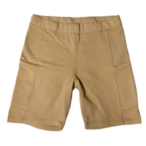 NWT Monrow Movement High Rise Biker Shorts 7” with Pockets in Taupe Women’s M
