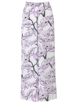 Ocean Lane Pink Flower Ilana Pant ::RET
