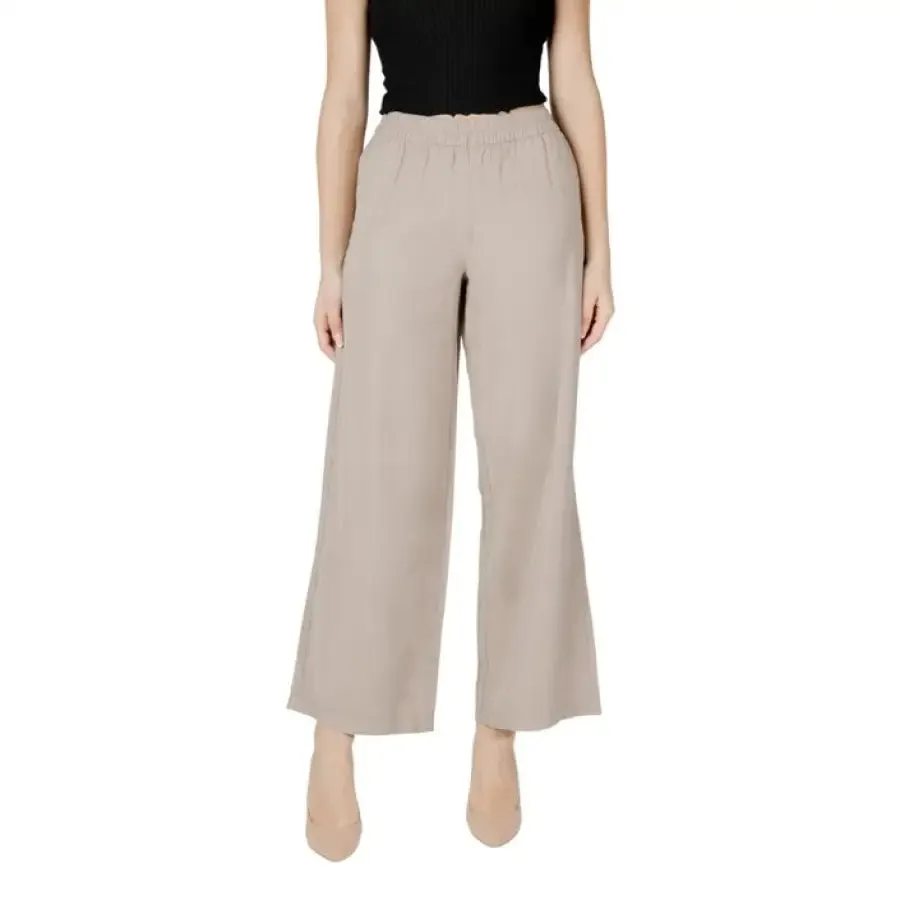 Olive Green Wide Leg Pants