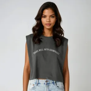 Pairs Well with Champagne® Garment Dyed Muscle Tee