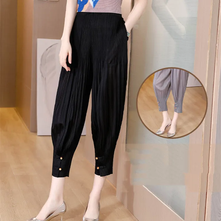 PalazzoFit Pleated Wide-Leg