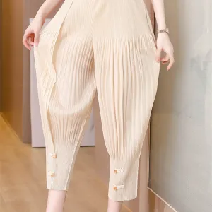 PalazzoFit Pleated Wide-Leg