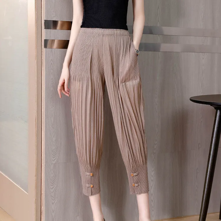 PalazzoFit Pleated Wide-Leg
