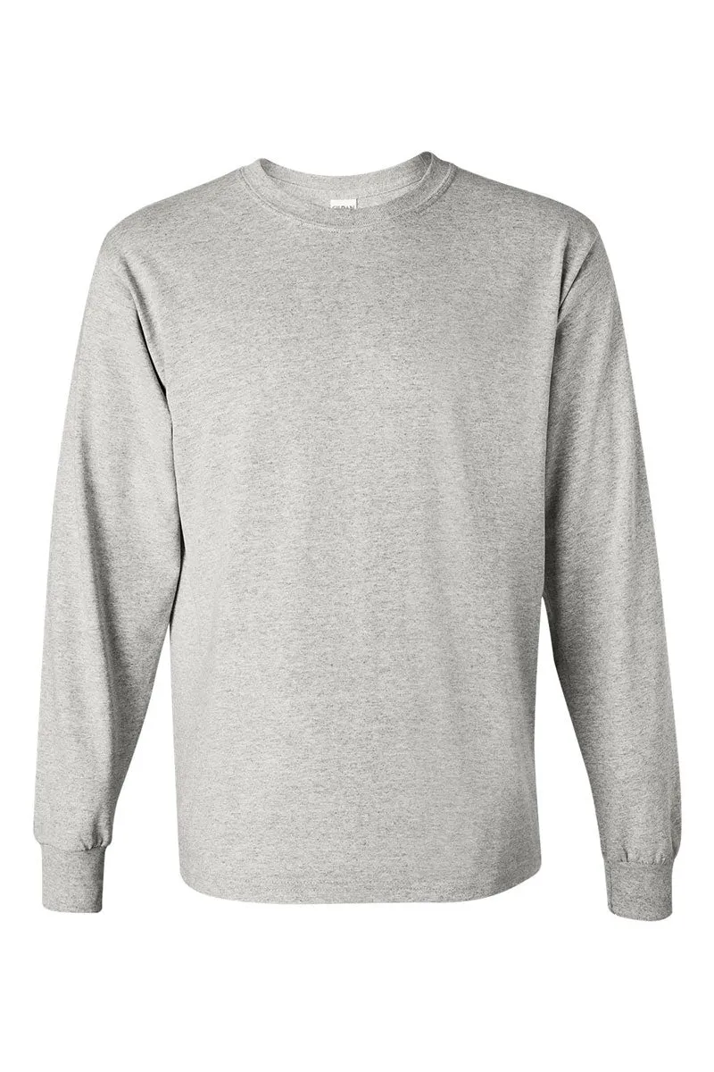 Parade Of Skeletons Mardi Gras Heavy Cotton Long Sleeve Adult T-Shirt
