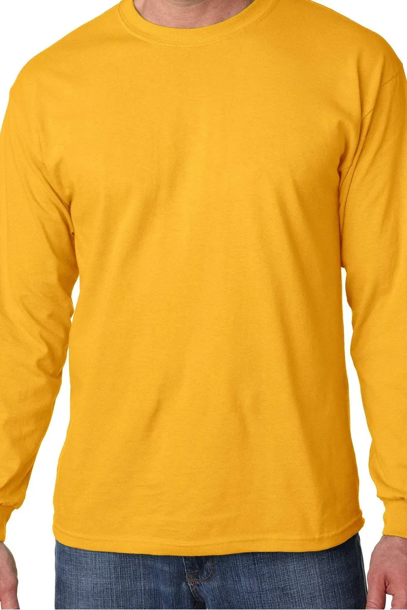 Parade Of Skeletons Mardi Gras Heavy Cotton Long Sleeve Adult T-Shirt